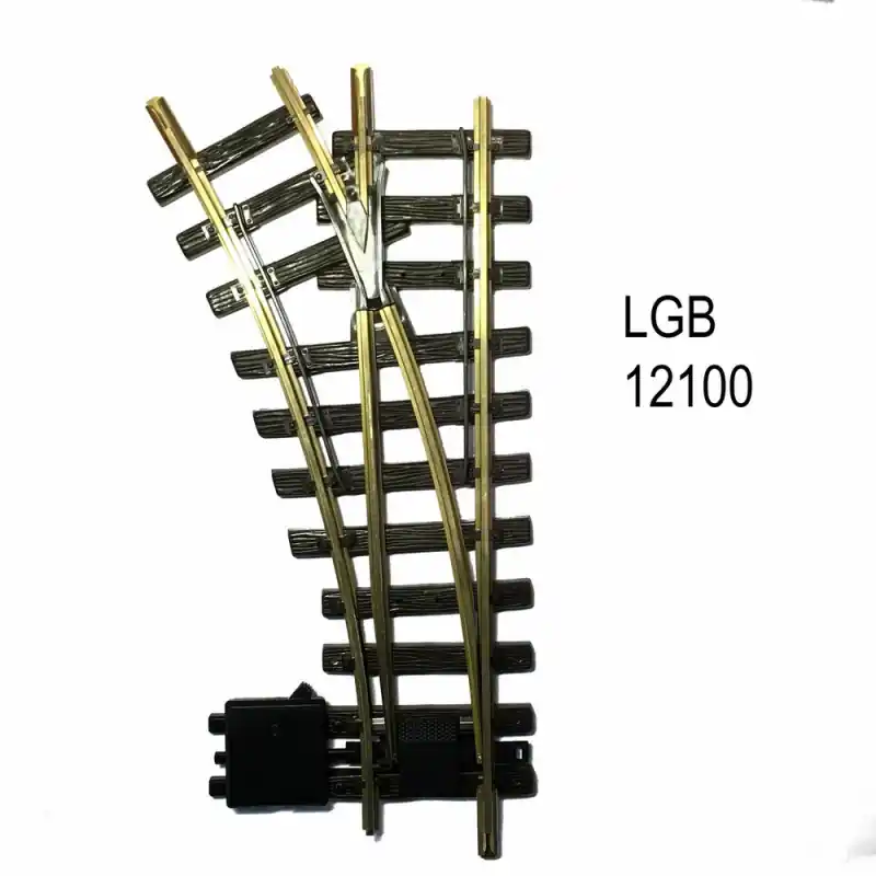 Offre Limitée Aiguillage droit gauche 300mm R1 1200mm 30 degrés train de jardin -G-1/22.5-LGB 12100
