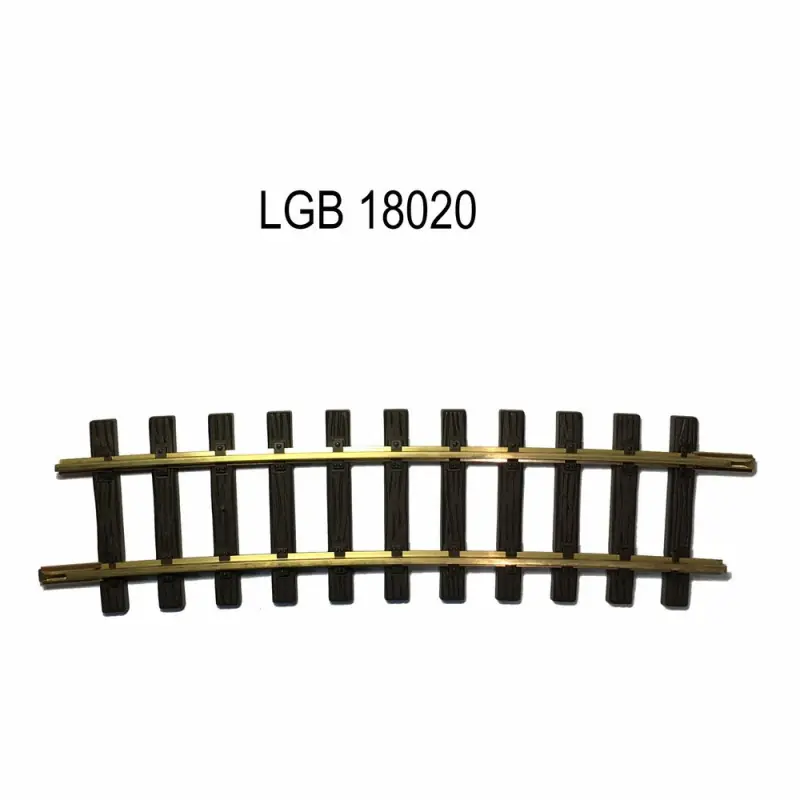 Offre Limitée Rail courbe R5 4640mm 7,5 degrés train de jardin -G-1/22.5-LGB 18020