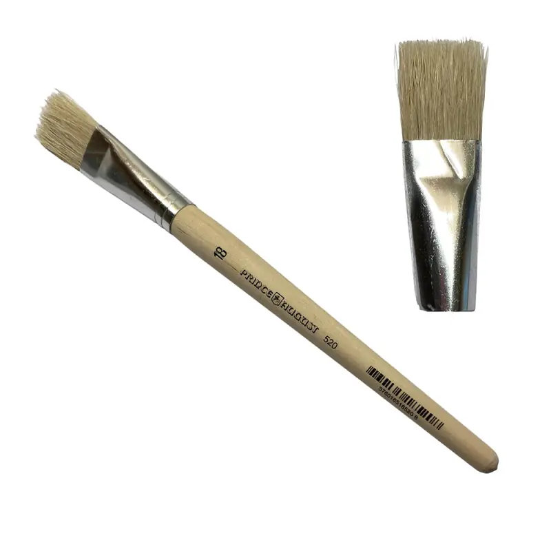 Nouvelle Collection Pinceau brosse plate en soie de porc, N°18- PRINCE AUGUST 18/520