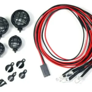 4 Kits de phares antibrouillard ronds avec LED 1 10 - Absima 2320051 Offre Exclusive