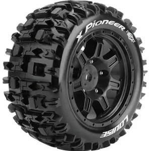 2 Pneus et jantes Louise X-PIONEER pour Traxxas XMaxx 3296B Dernière Chance