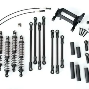 Kit Bras/Biellettes Long TRX-4 complet GRIS - Traxxas 8140 Paiement Sécurisé