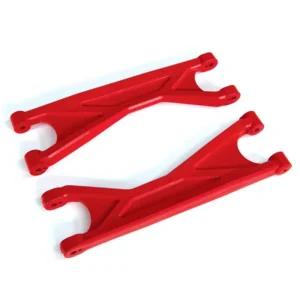2 Triangles de Suspension Supérieur Renforcés XMaxx - Traxxas 7829R Rouge Promotion Saisonnière