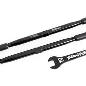 Pas Cher 2 Biellettes alu anodisées Traxxas noire Traxxas 7897A