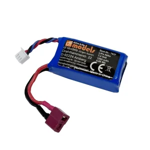 Batterie Lipo DF Models 7.4V 1200mAh prise DEAN - 7637 Prix Cassé