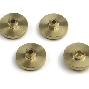 Petit Prix Jeu de poids HPI Racing pour moyeu hexagonal 7 mm +4 mm (laiton/4 pcs) - HP161235