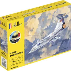 Vente Directe Starter kit Avion F 104G Starfighter 1/48 - Heller 35520