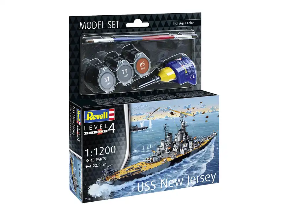 Model set USS New Jersey 1/1200 - Revell 65183 Soldes