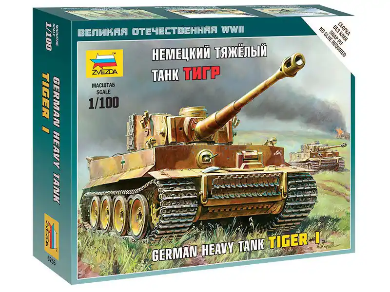 Char Tigre I 1/100 - Zvezda 6256 Authentique