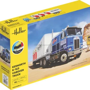 Starter Kit Kenworth K-123 Cabover Truck 1/43 - Heller 56793 Seulement Aujourd'hui