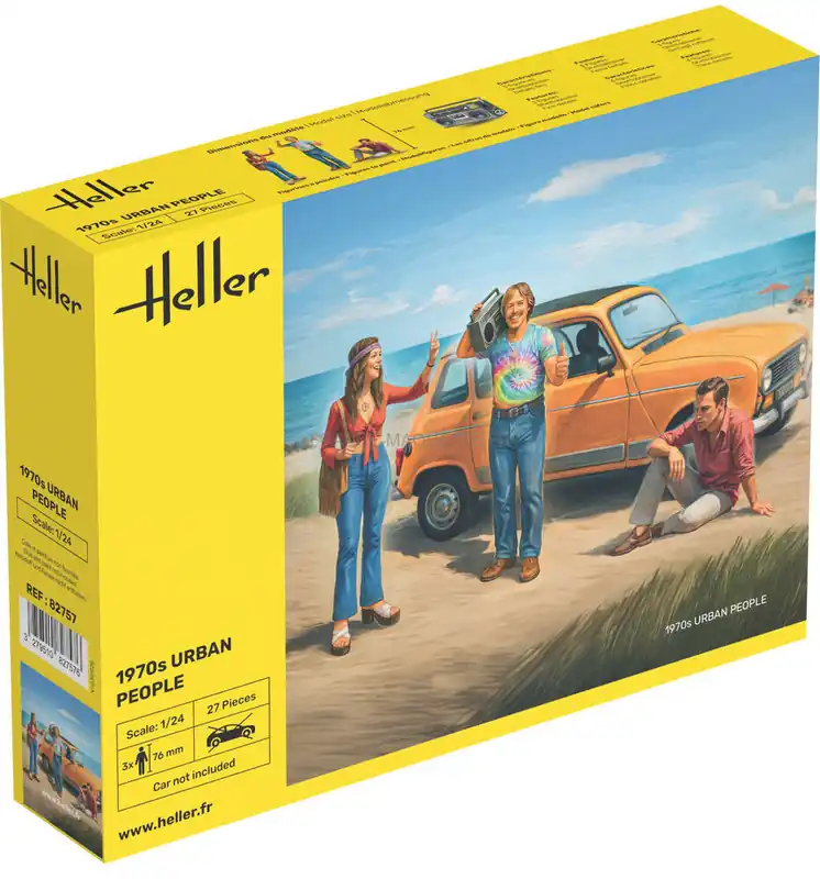 1970s Urban People 1/24 - Heller 82757 Commander Vite