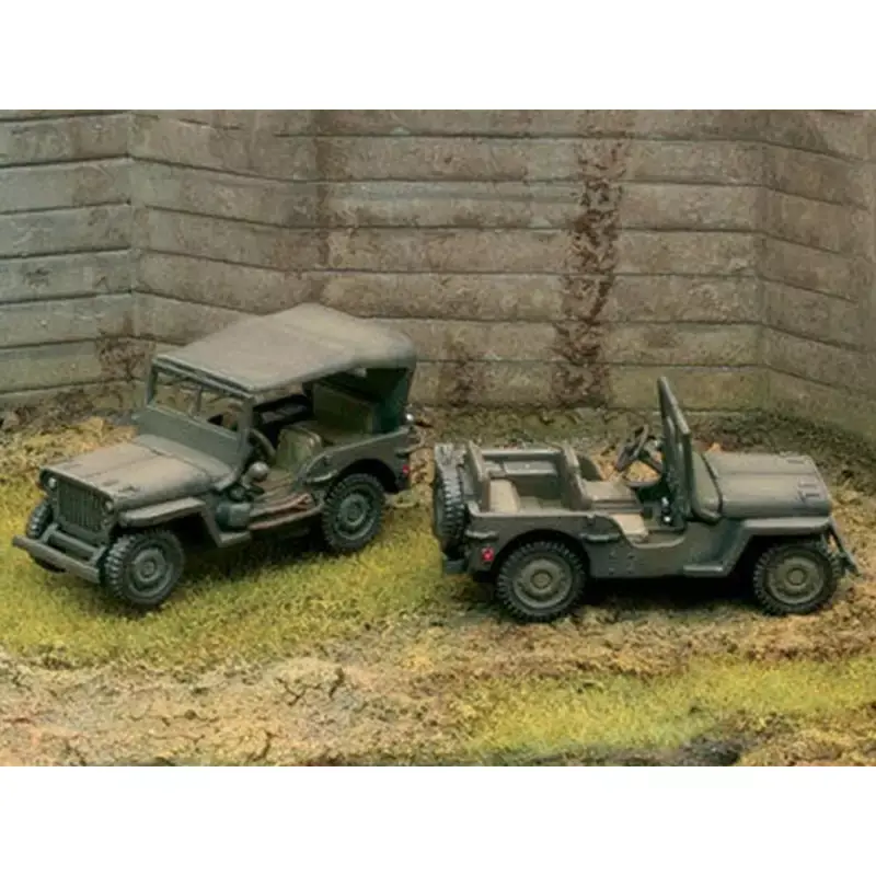 WWII ITALERI 7506 - 2x Jeep Willys 4x4 - 1/72 Must-Have