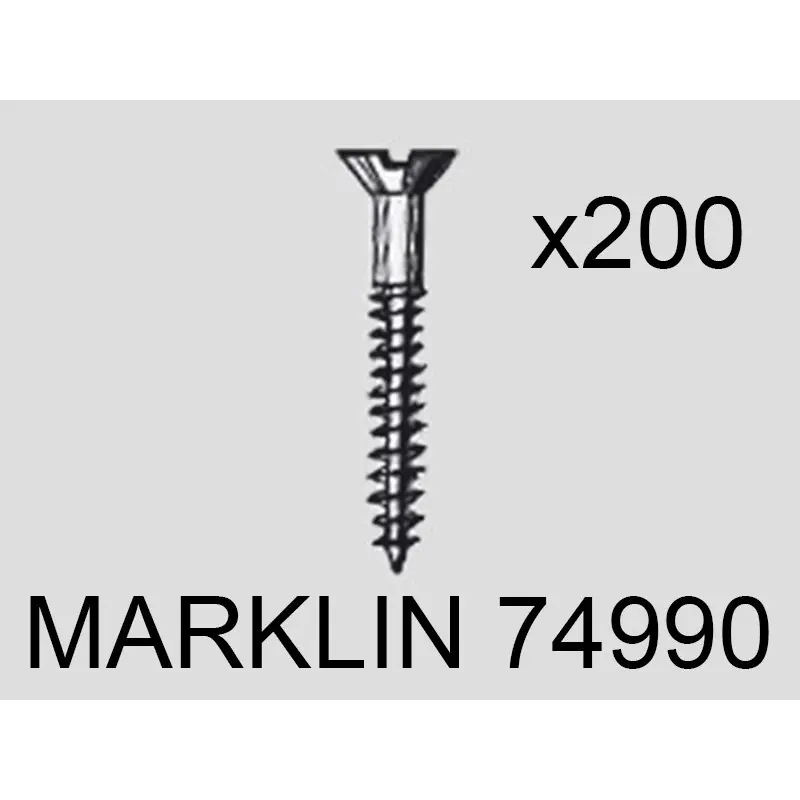 Prix Promo MARKLIN 74990 200 Vis De Fixation Des Voies