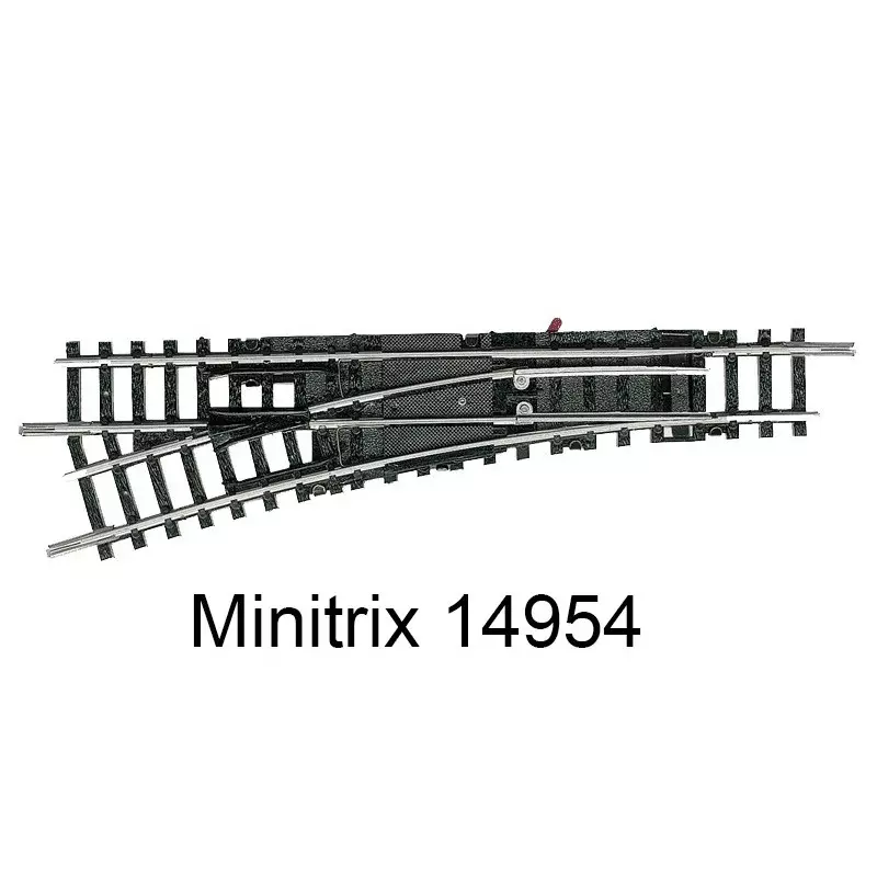 Trix 14954 Aiguillage À Gauche Coeur Isolé 15 Degrés Minitrix Réduction