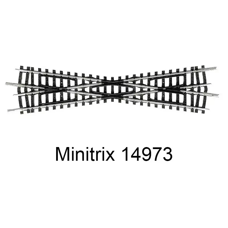 Trix 14973 Croisement 129,8 Mm 15 Degrés Minitrix Achat Immédiat