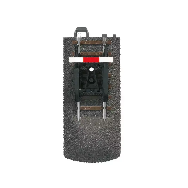 Offre Limitée Rail droit avec butoir rouge et blanc 77.5 mm voie C Marklin 24977