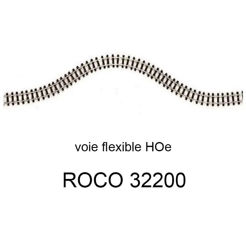 ROCO 32200 Rail Flexible 730 Mm Voie Étroite HOe Traverse Large Populaire