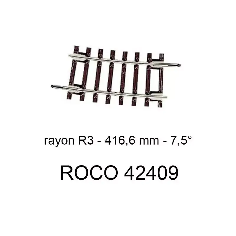 Commande En Gros ROCO 42409 Rail Courbe Rayon r3 419.6mm