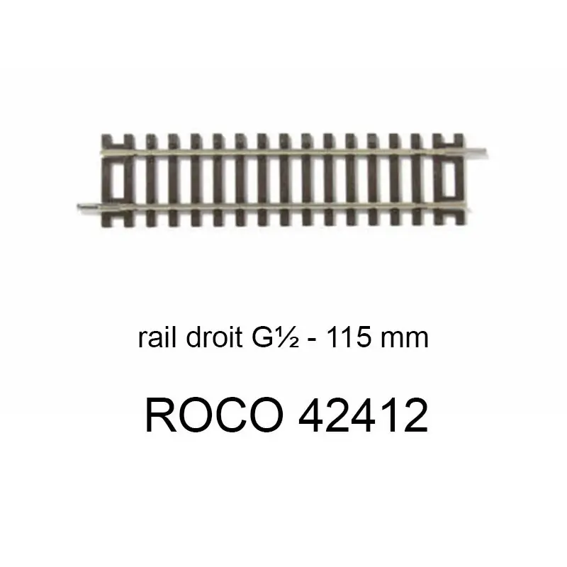 ROCO 42412 Rail Droit 115mm Must-Have