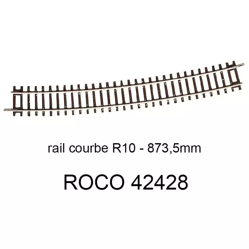ROCO 42428 Rail Courbe r10 888mm 15 Degrés Promotion