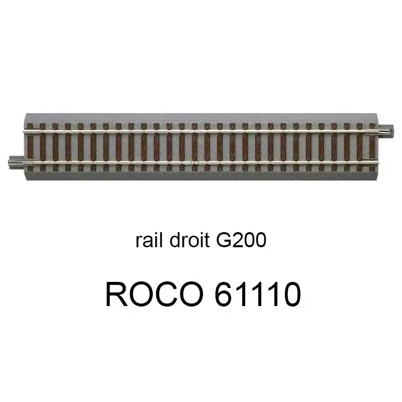 ROCO 61110 Rail Droit g200 200 Mm Voie Geoline HO Solde