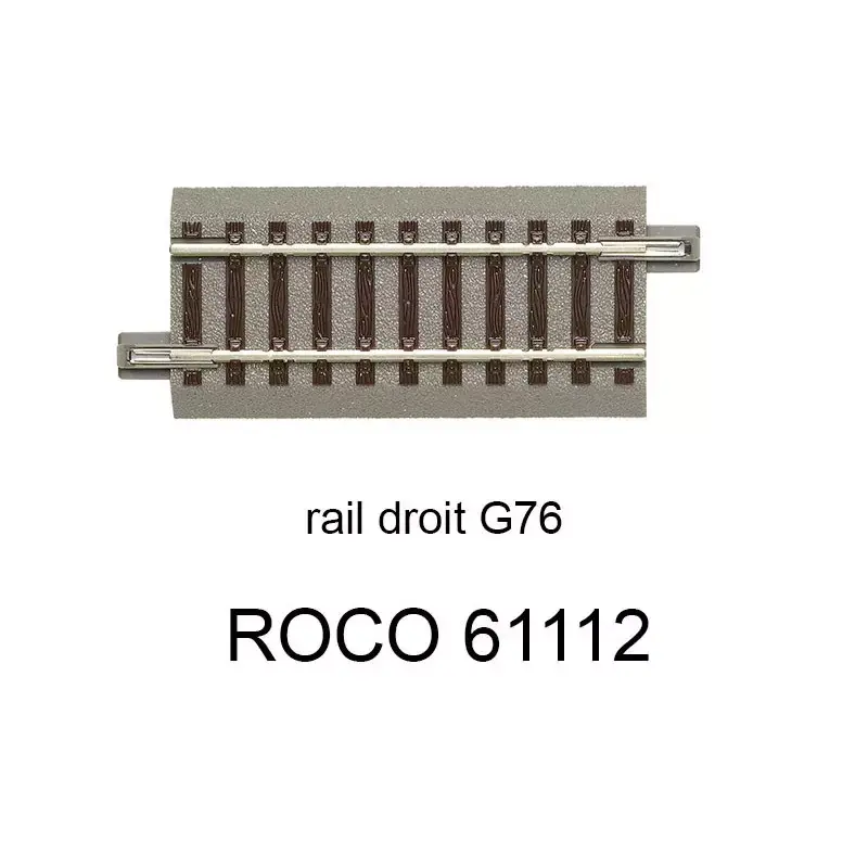 ROCO 61112 Rail Droit g78 78 Mm Voie Geoline HO Pas Cher