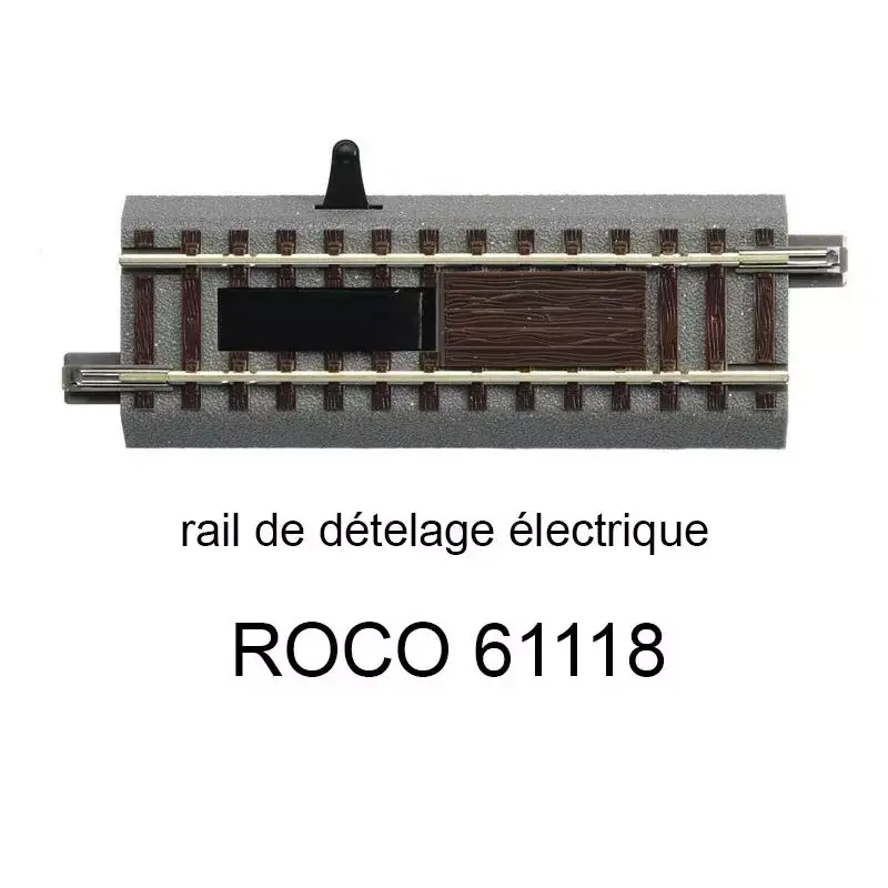 ROCO 61118 Rail De Dételage Électrique g100 100 Mm Voie Geoline HO Promotion