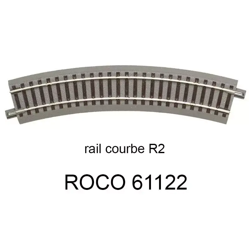 ROCO 61122 Rail Courbe r2 358 Mm 30 Degrés Voie Geoline HO Top Vente
