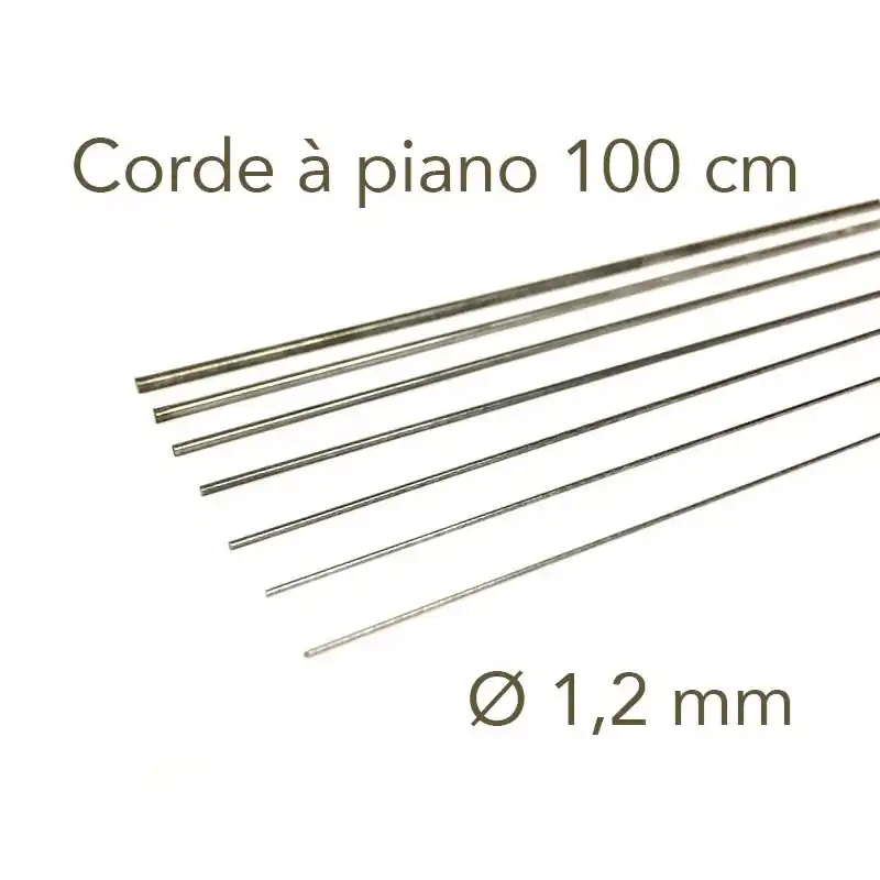 Dernière Chance Albion Corde À Piano Acier Longueur 1 Mètre Ø 1.2mm
