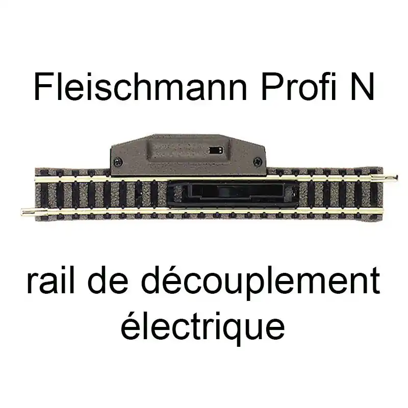 Vente Flash FLEISCHMANN 9112 Rail De Découplement Électrique 111 Mm Voie Profi N