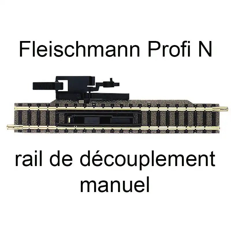 FLEISCHMANN 9114 Rail De Découplement Manuel 111 Mm Voie Profi N Haute Qualité