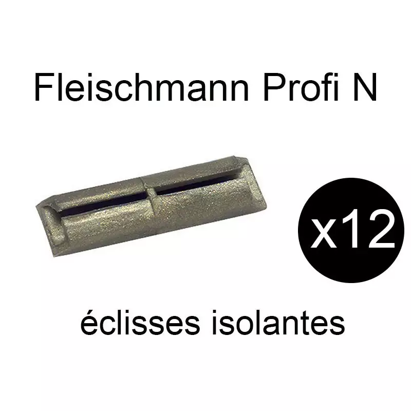 Super Prix FLEISCHMANN 9403 12x Éclisses Isolantes Voie Profi N
