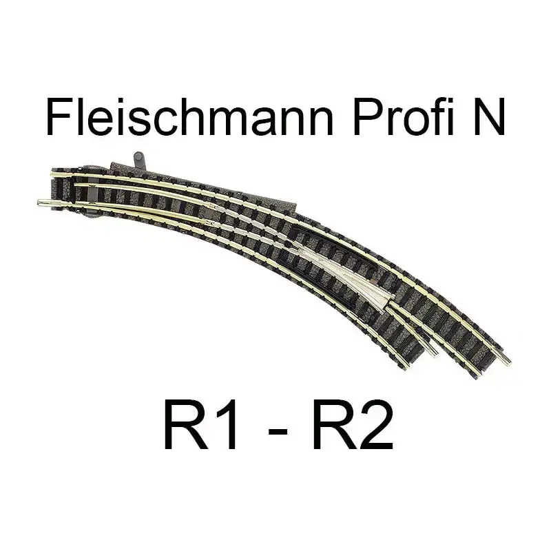 FLEISCHMANN 9169 Aiguillage Courbe À Droite - Voie Profi N Affaire À Saisir