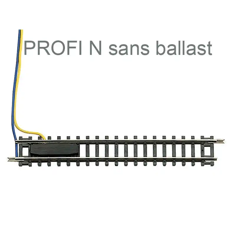 Authentique FLEISCHMANN 22220 Rail Droit D‘alimentation 104.2 Mm - N 1/160 - Profi Sans Ballast