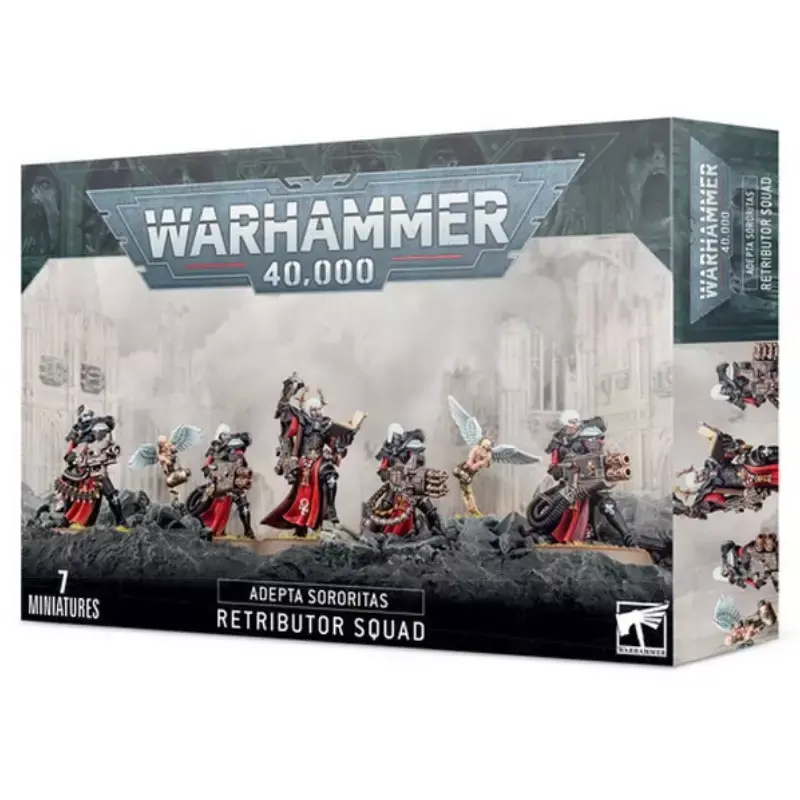 Acheter En Ligne Adepta Sororitas Retributor Squad 7 figurines Warhammer 40,000 52-25