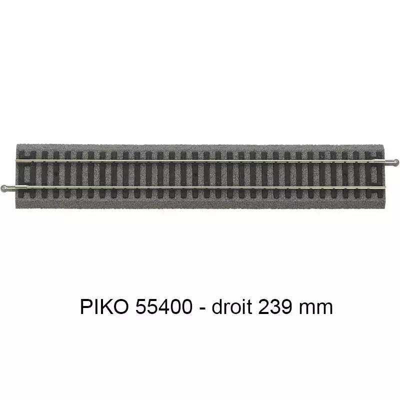 PIKO 55400 Rail Droit 239 Mm g239 - Voie A Avec Ballast Acheter Direct