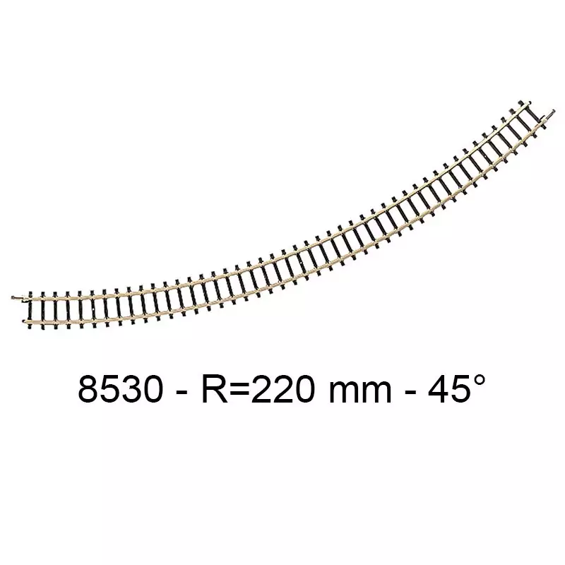 Acheter En Ligne Marklin 8530 1x Rail Courbe Rayon 220mm 45° - Échelle Z 1/220