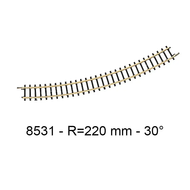Quantité Limitée Marklin 8531 1x Rail Courbe Rayon 220mm 30° - Échelle Z 1/220