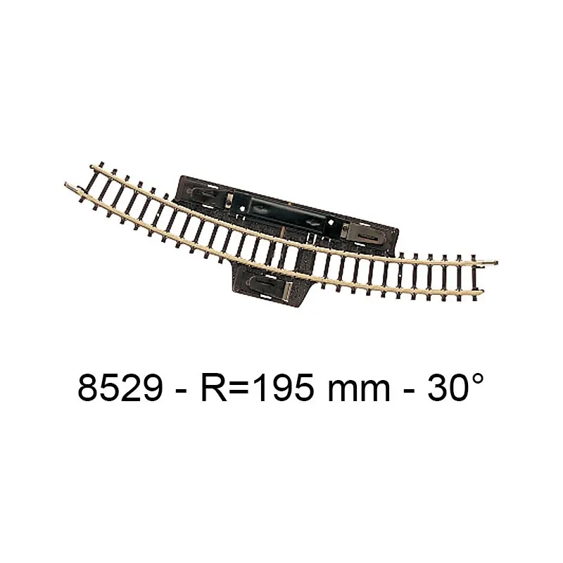 Prix Bas Marklin 8529 1x Rail De Commutation Rayon 195mm 30° - Échelle Z 1/220