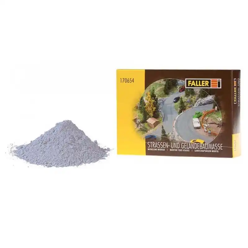 Soldes FALLER 170654 Enduit Routier Et De Chantier, Gris, 500g - HO 1/87