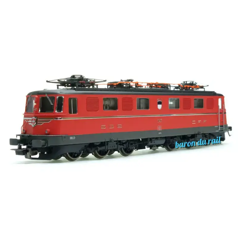 Promotion Saisonnière HO 1/87- PIKO 97209 Locomotive Ae 6/6 11417 SBB Digital Son 3 RAILS - Ép V