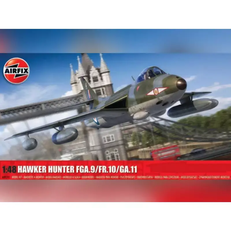 Nouveauté AIRFIX A09192 Hawker Hunter FGA.9/FR.10/GA.11 - 1/48