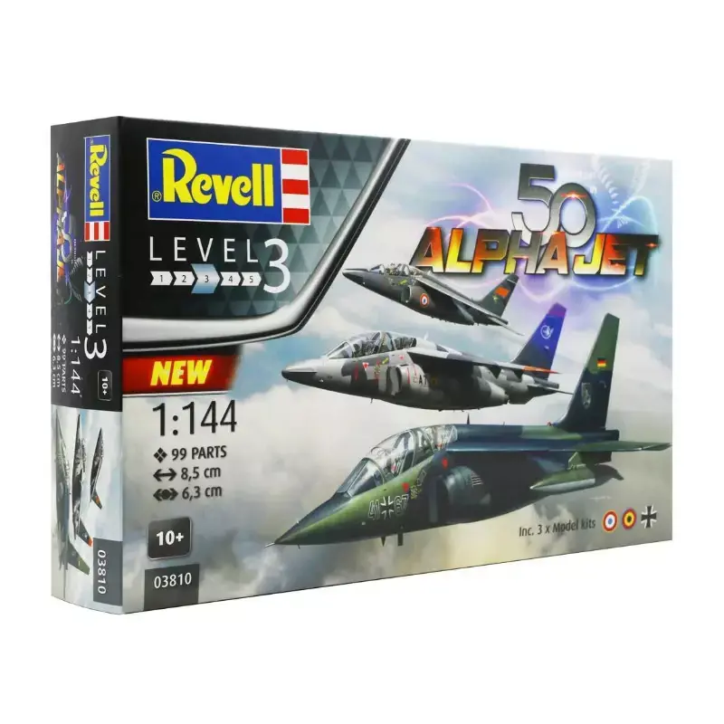 Nouvel Arrivage REVELL 03810 Set Alpha-Jet Du 50e Anniversaire - Échelle 1/144