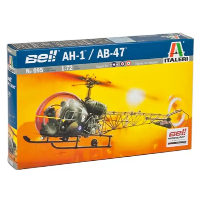 ITALERI 095 Hélicoptère Bell AH-1/AB-47 - Échelle 1/72 Offre Du Jour