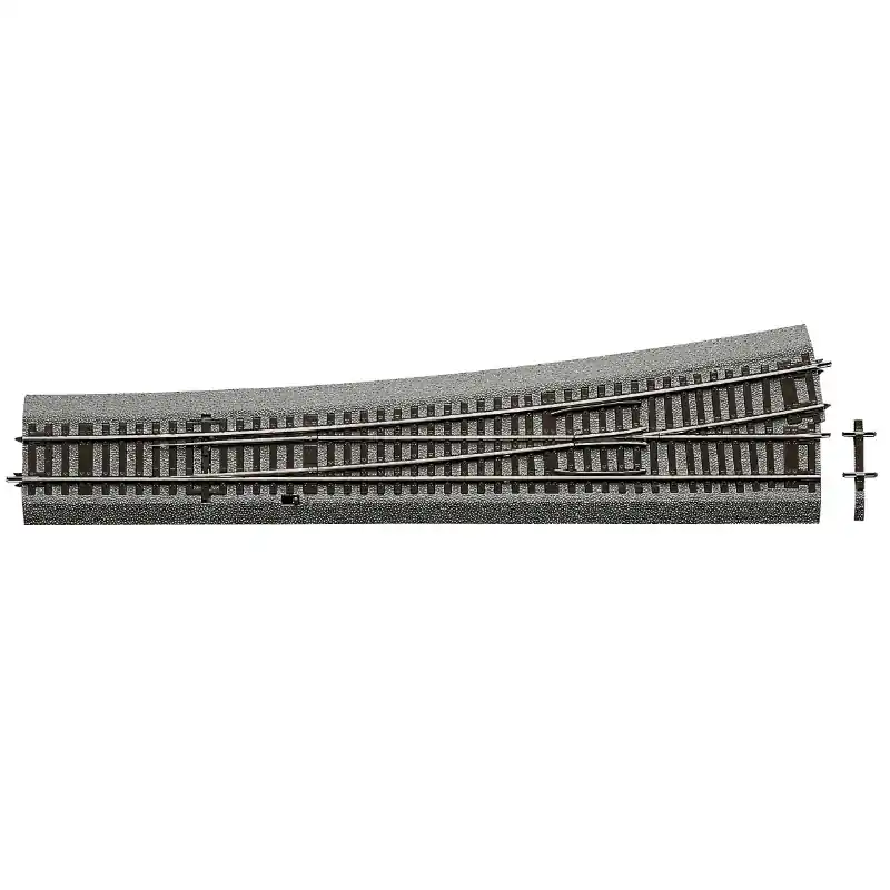 Livraison Express ROCO 42582 Aiguillage Gauche wl10 Rocoline Ballast Souple - HO 1/87
