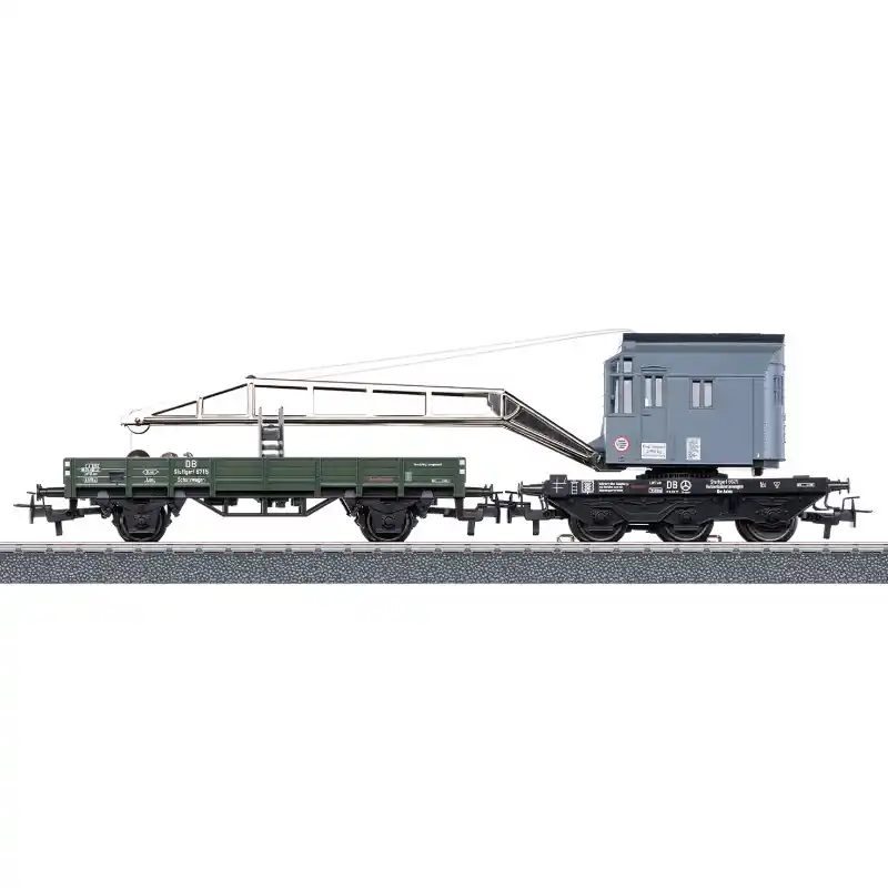 Promotion Saisonnière Märklin 46719 Coffret Wagon-Grue Avec Fonctions Numériques Start Up - HO 1/87