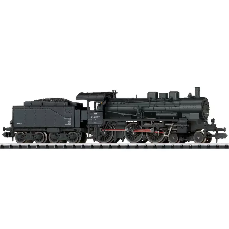 Promotion Saisonnière MINITRIX 16387 Locomotive À Vapeur Classe 638 Ép. III OBB Digitale Sonore - N 1/160