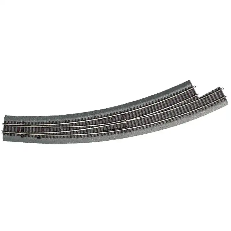 Vente Flash ROCO 42566 Aiguillage Courbe Gauche bwl9/10 Rocoline Ballast Souple - HO 1/87