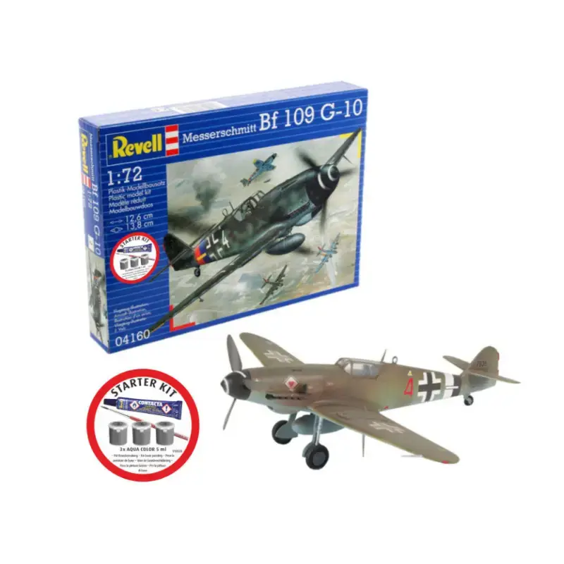 REVELL 74160 Messerschmitt Bf-109 Kit Complet - 1/72 Paiement Sécurisé
