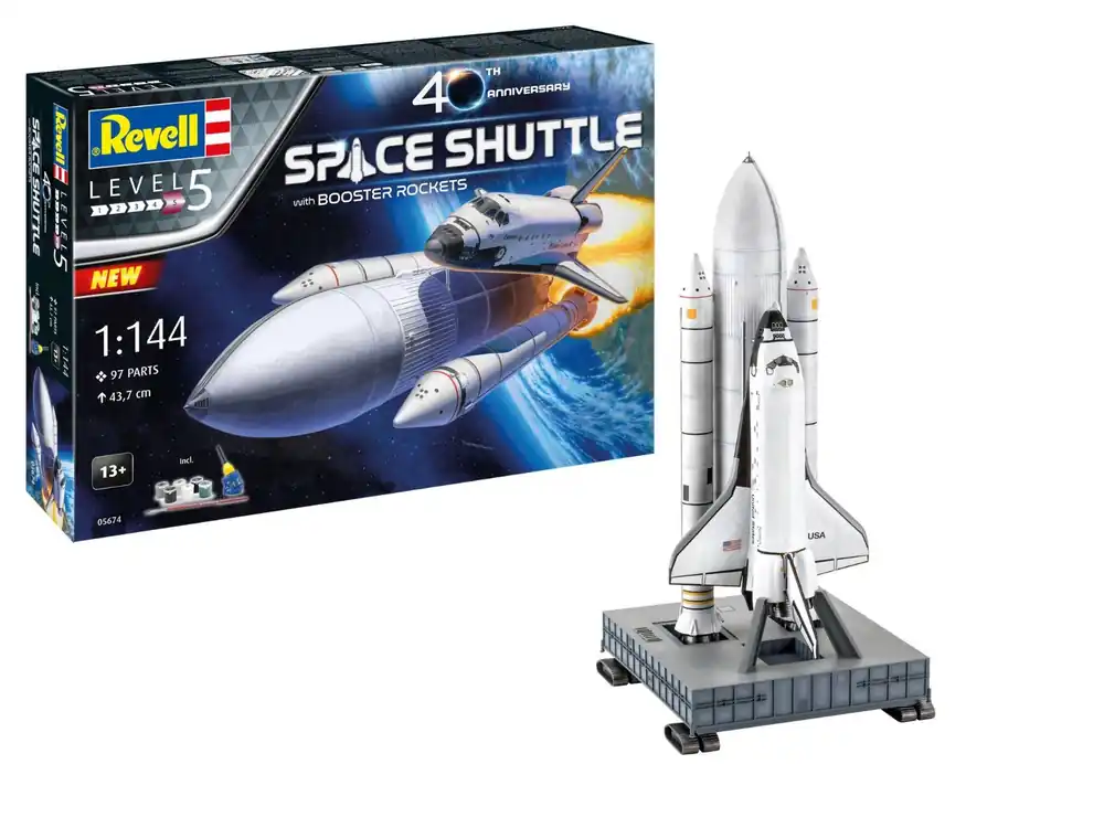 Coffret Space Shuttle & Booster Rockets - 40th - 1/144 - Revell 05674 Achetez Aujourd'hui